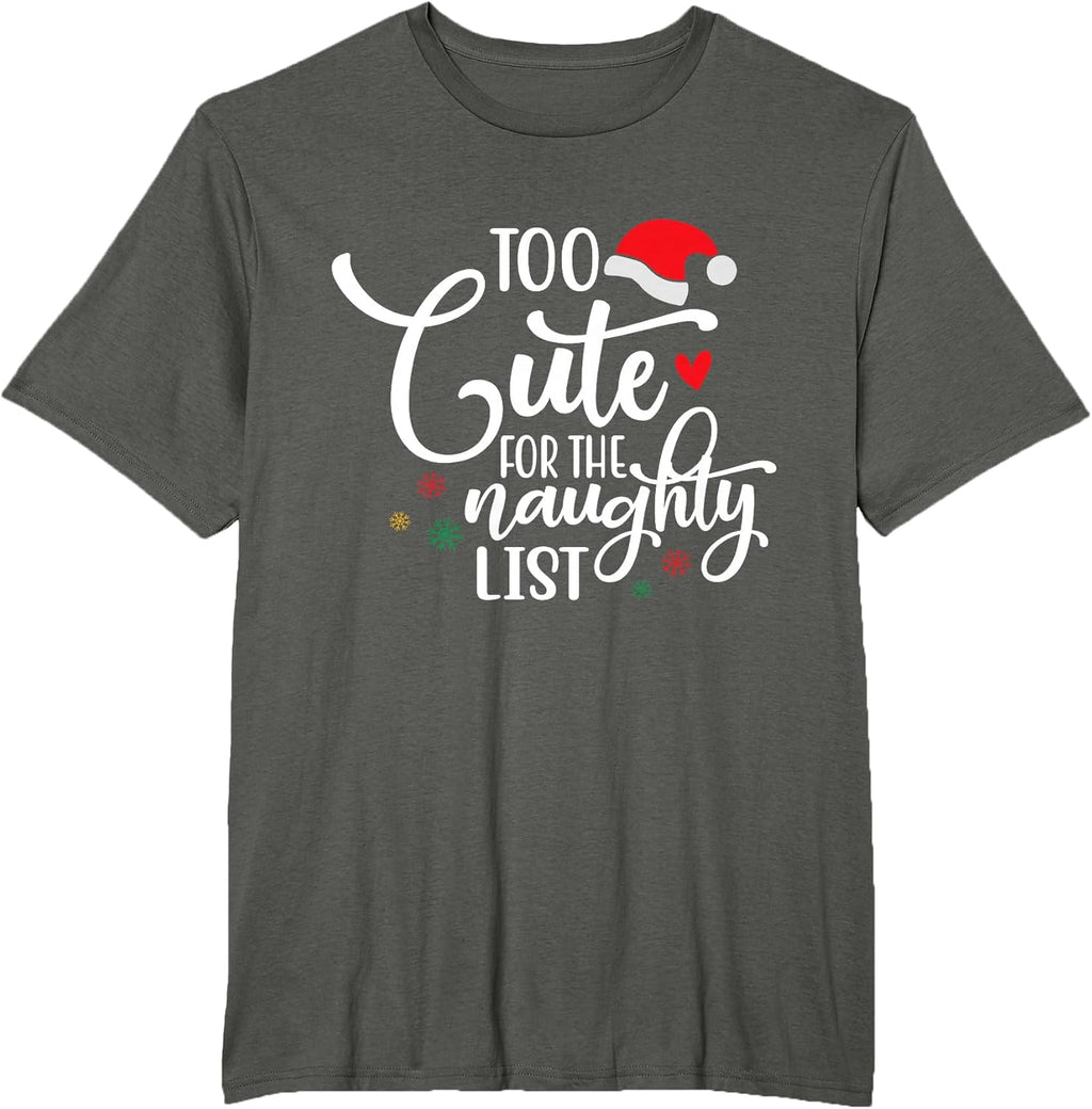 Funny Santa Claus Naughty List Christmas Merch