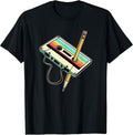 80s 90s Retro Party Costume Nostalgia Cassette T-Shirt