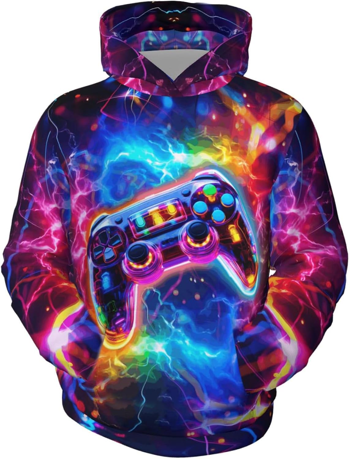Boys Hoodie Pullover 3D Printed Kids Sports Hooded Sweatshirt Casual Costume with Pocket for Boys Girls 6-16 Years