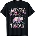 Panda Shirts Cute Animal Girls Kids Gifts