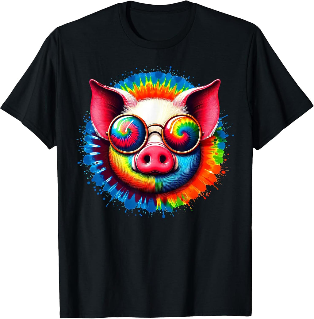 Pig Tie Dye Sunglasses Art Store
