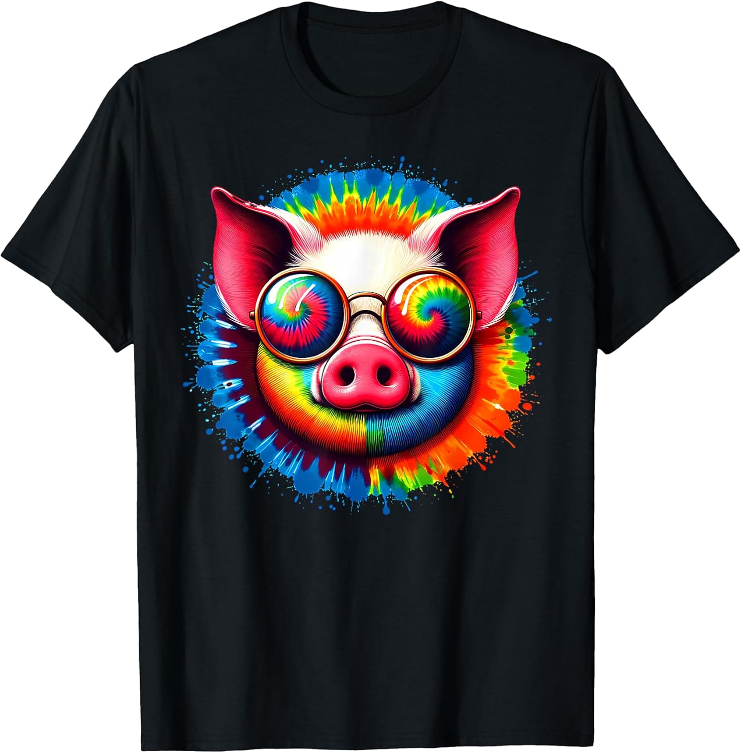 Pig Tie Dye Sunglasses Art Store