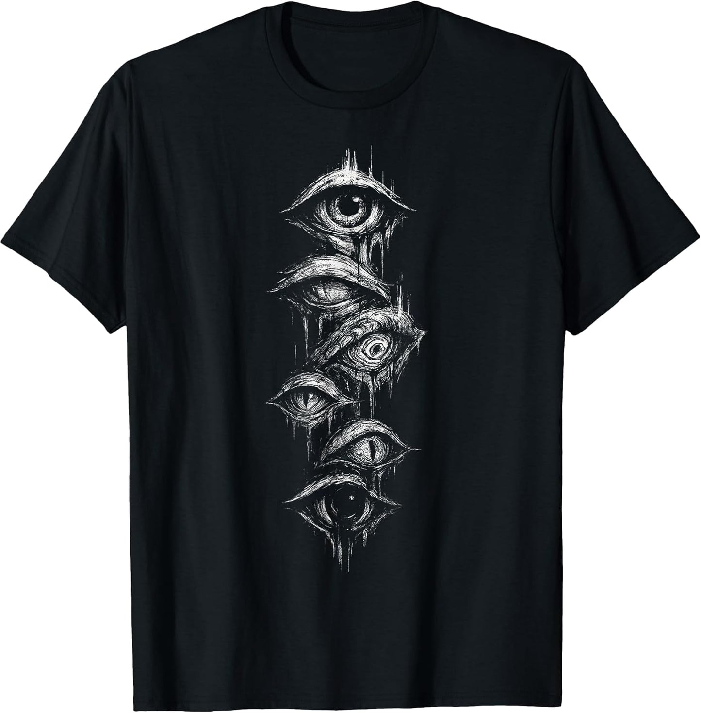 Eyes Eyeballs Goth Grunge Alt Y2K Weird Strange Aesthetic T-Shirt