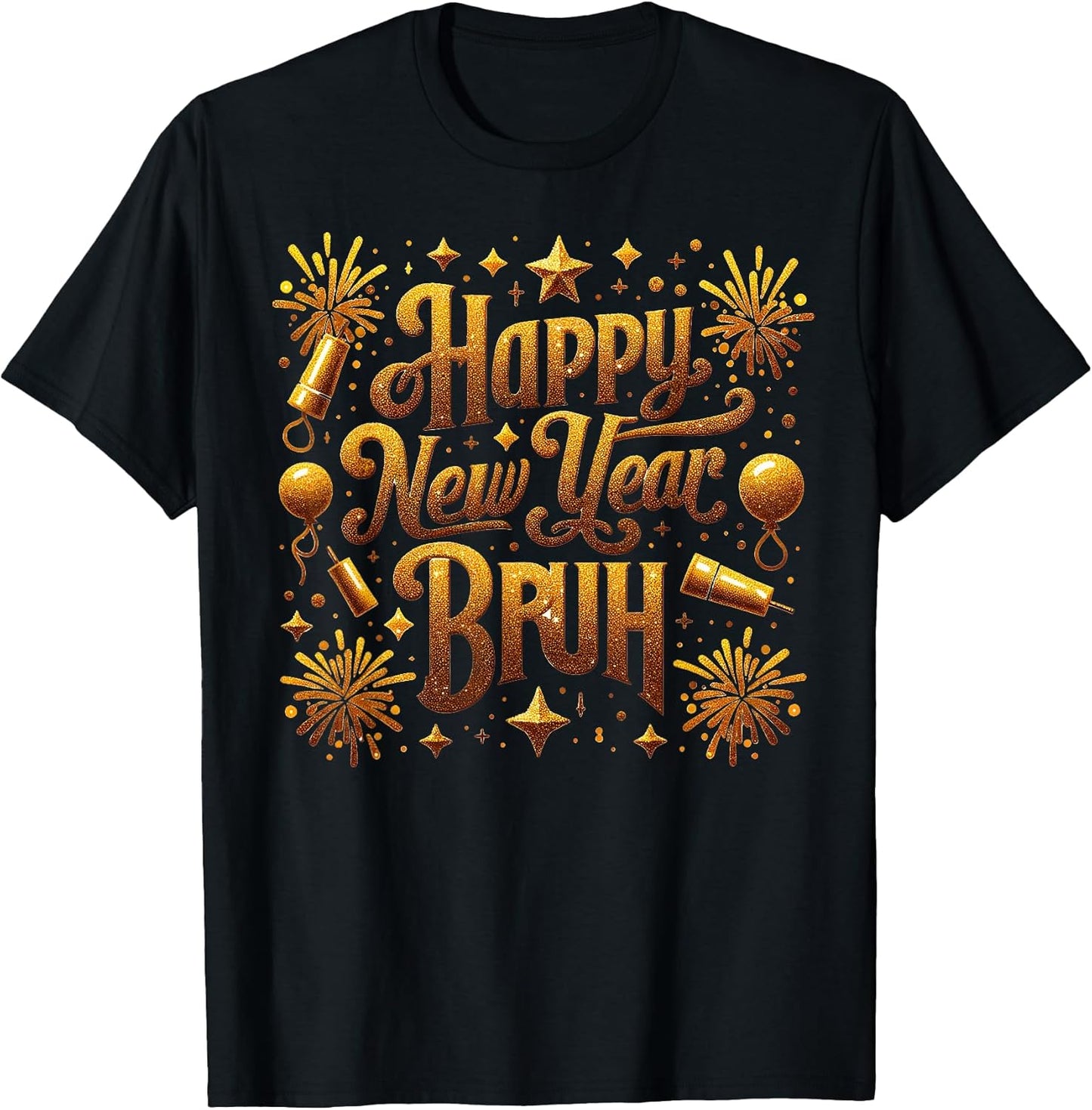 Funny 2024 New Years Boys Mens Bruh Meme Designs
