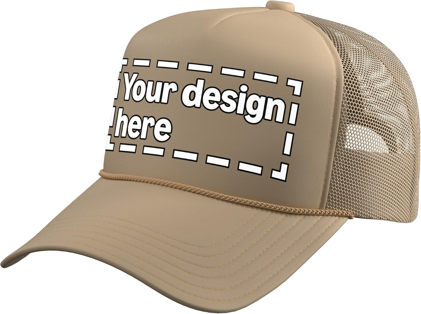 Custom Trucker Hat with Adjustable Mesh Back