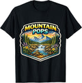 Mountain Pops Hiker Grandfather Grandpa Merch