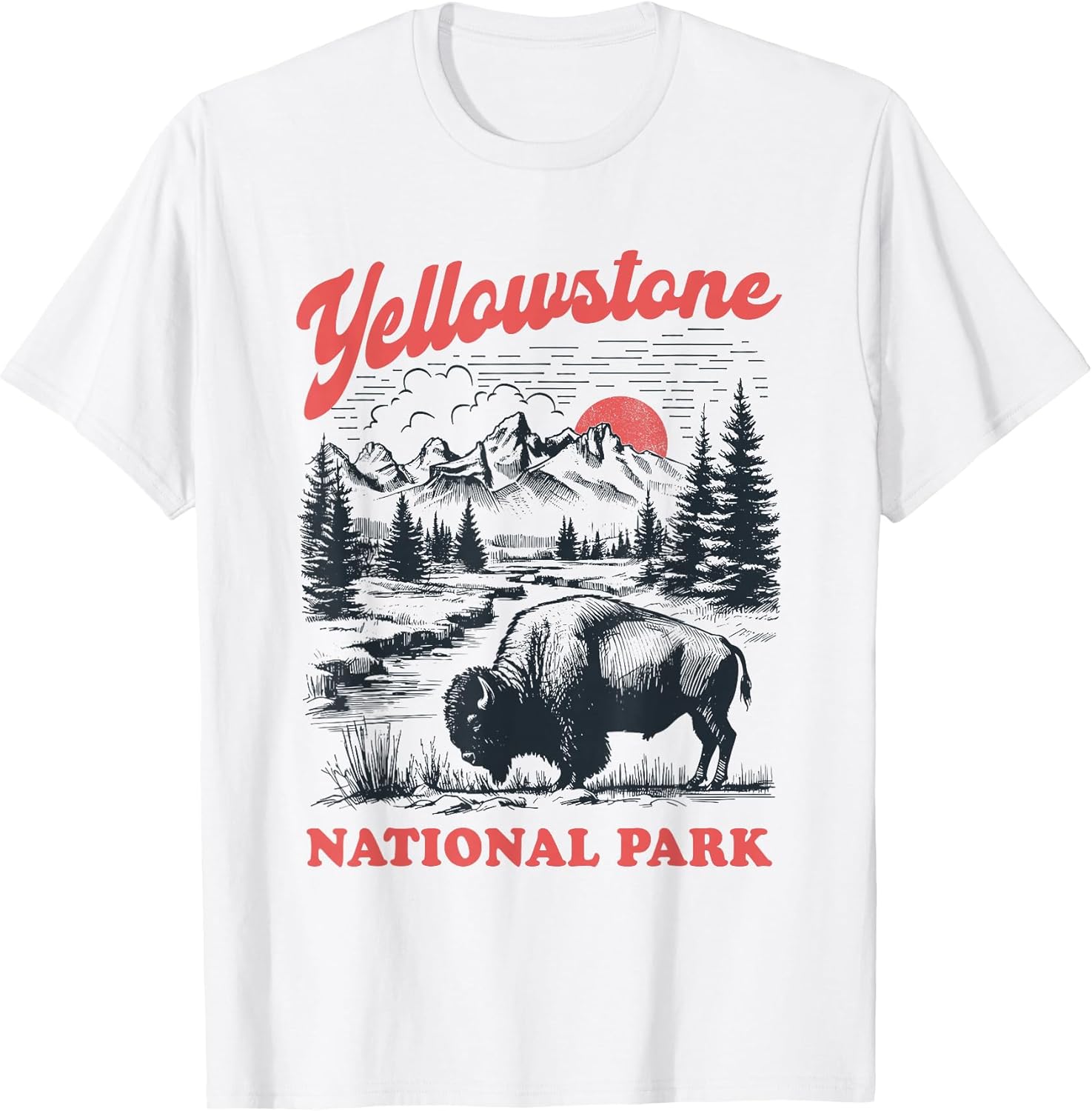 Adventure Wildlife Outdoor Vintage Style Tee Merch