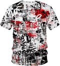 Mens Hip Hop Hipster Crew Neck Short Sleeve T-Shirt