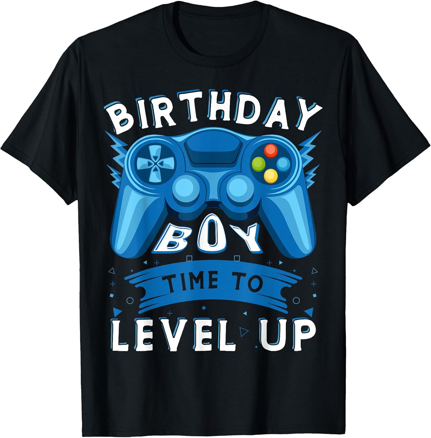 Birthday Boy Time to Level Up Video Game Birthday Gamer Boys T-Shirt
