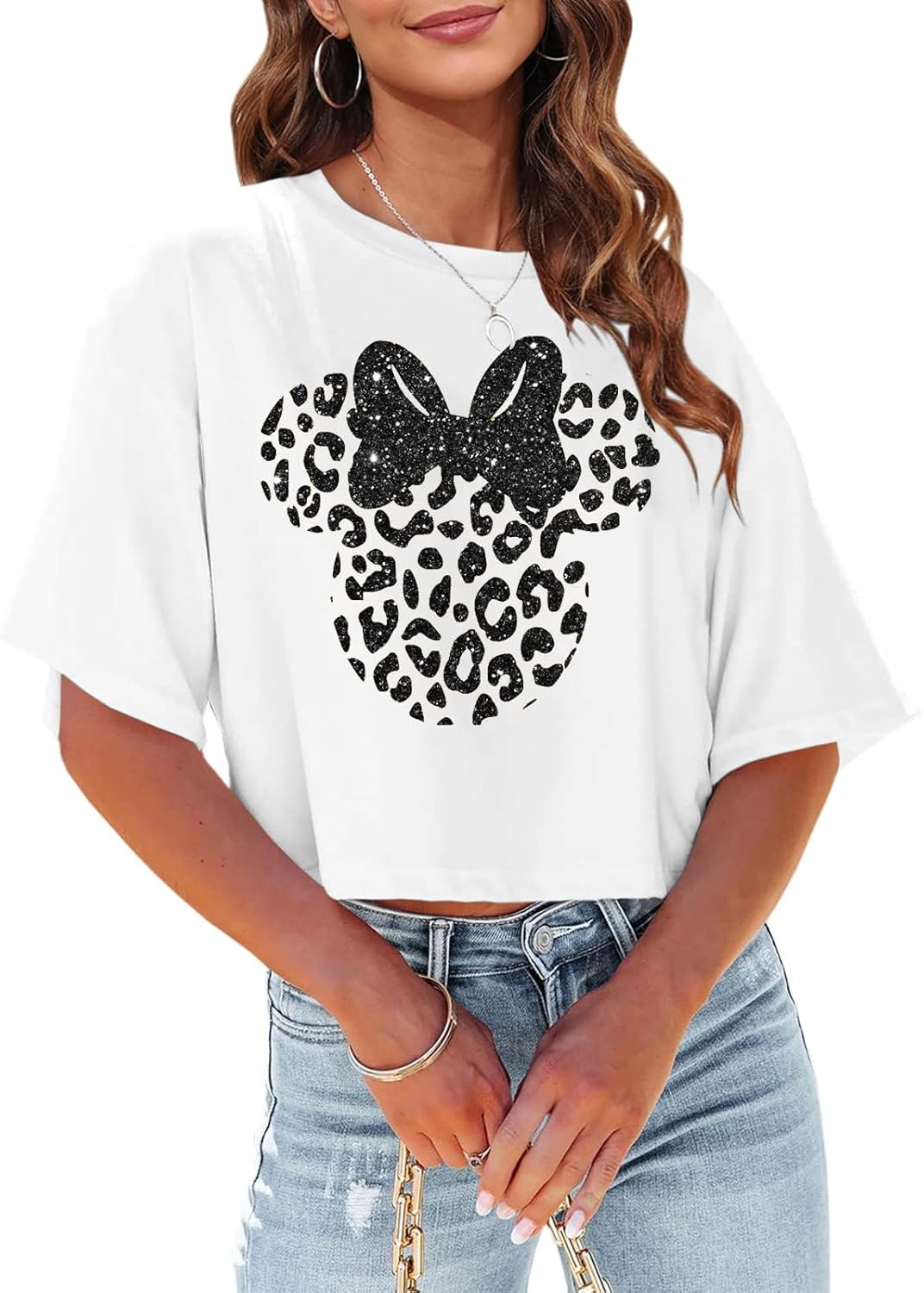 Magical Shirt for Women Half Sleeve Cropped T-Shirts Vintage Summer Fashion Graphic Women's Crop Top