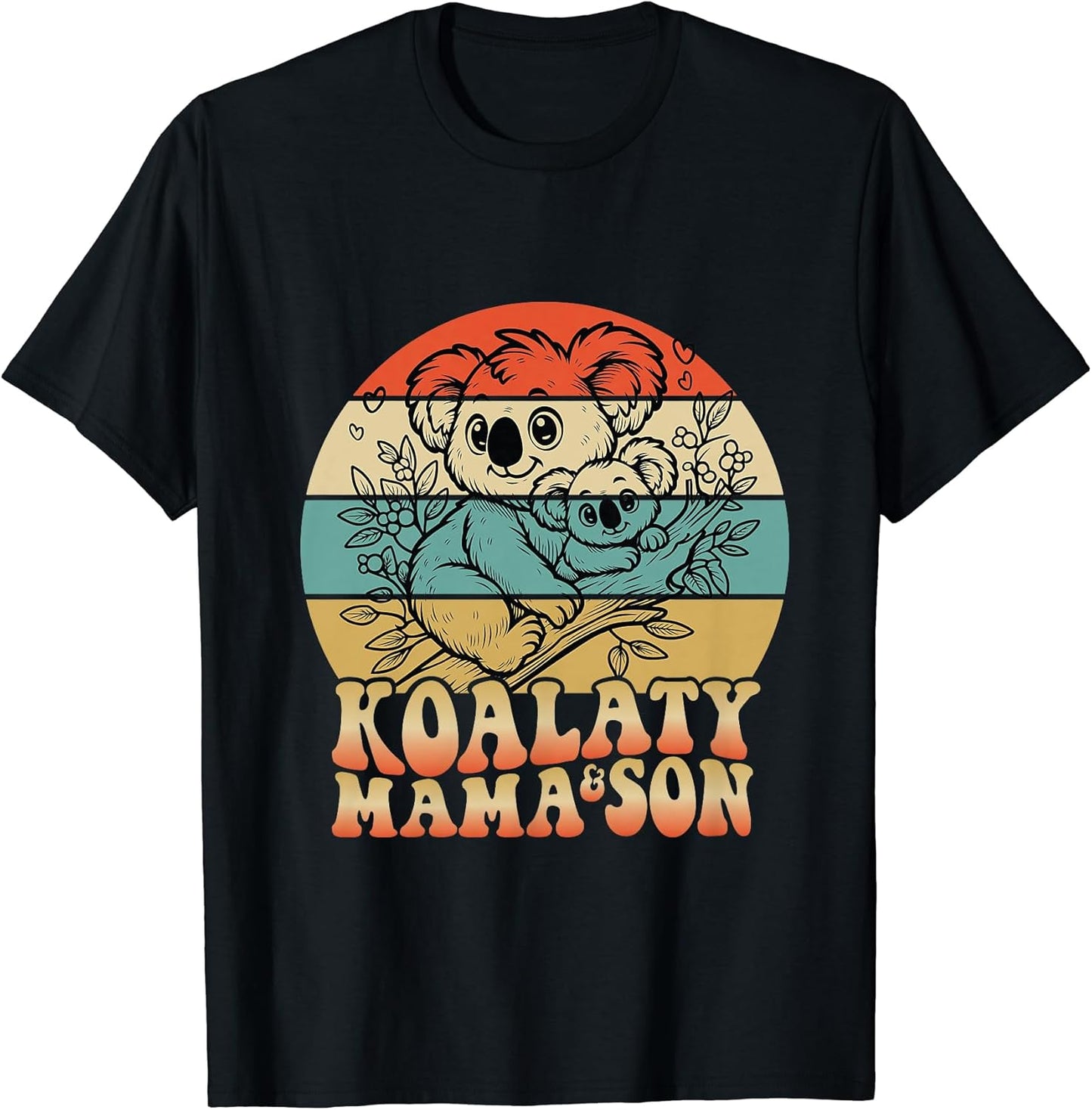 Koalaty Mama Mom Son Koala Bear Floral Mothers Day