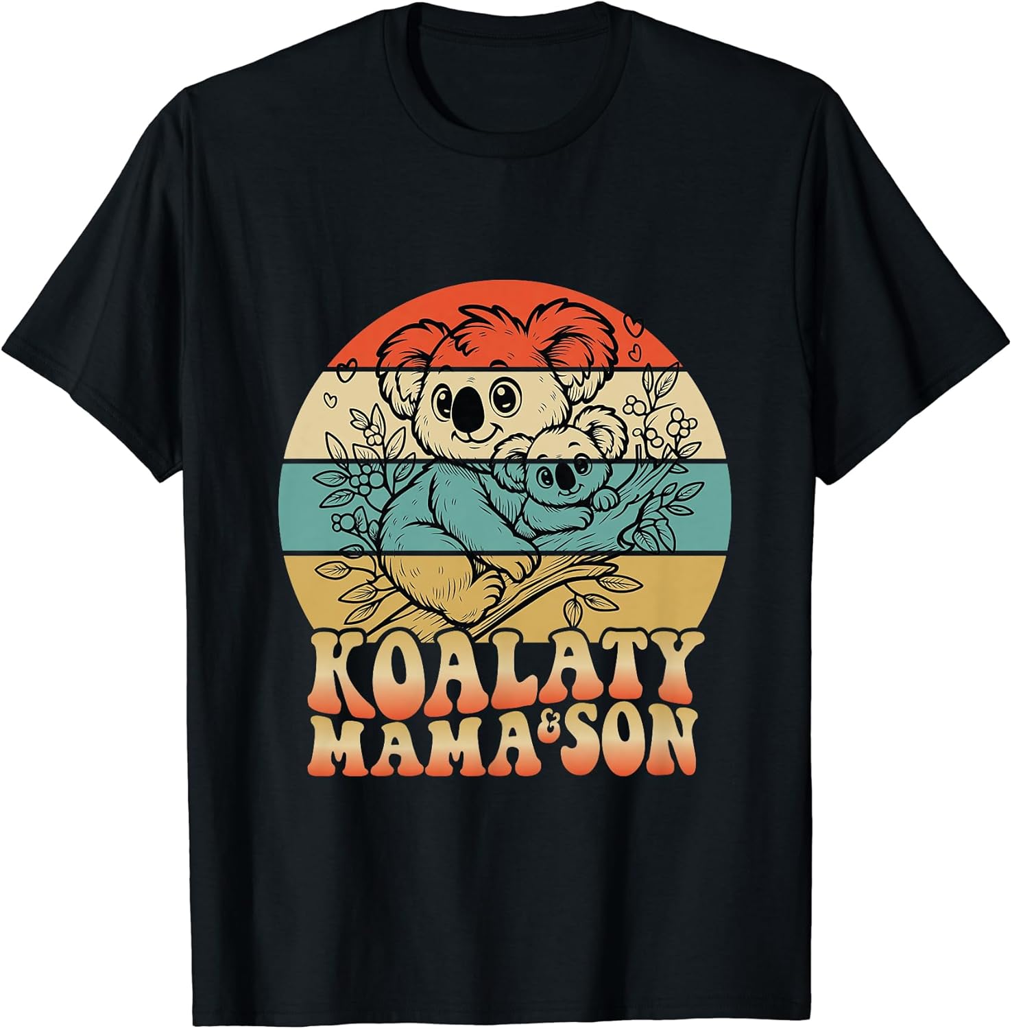 Koalaty Mama Mom Son Koala Bear Floral Mothers Day