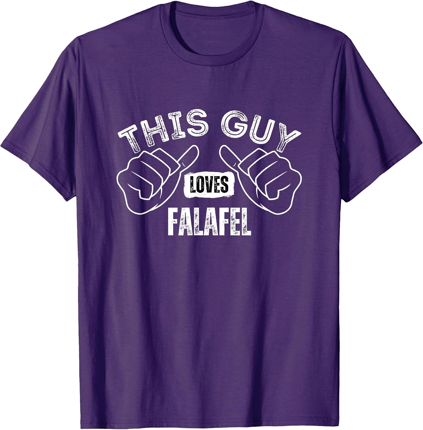I Love Falafel Funny Text Merch