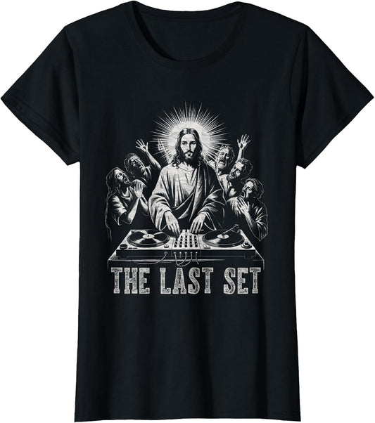 Jesus DJ Turntable The Last Sets Dance Music