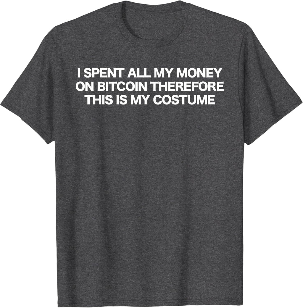 Bitcoin Tshirt Cryptocurreny Halloween Ideas