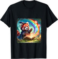 Magic Mystical Sorcery Red Panda Wizard Rainbow