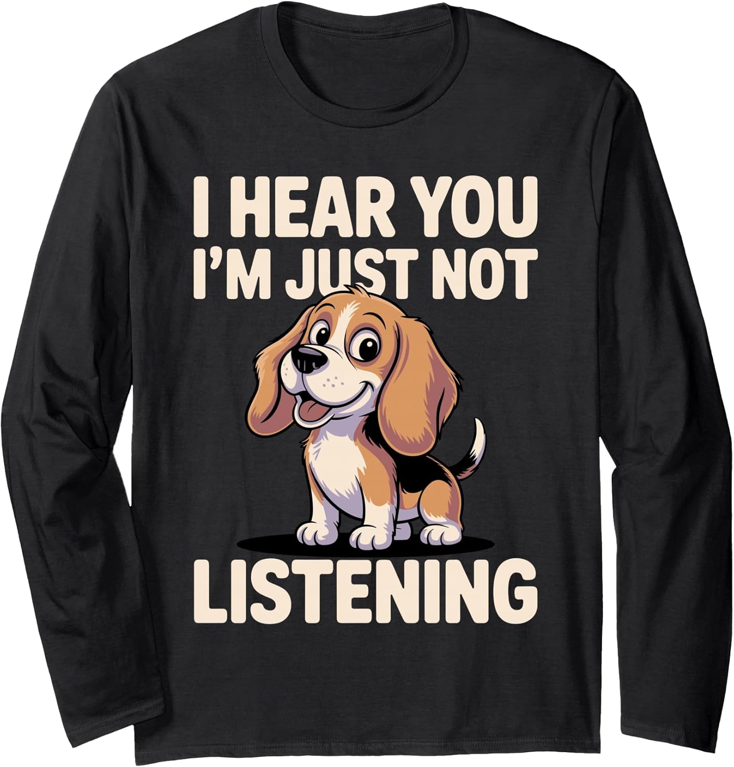 Cool Beagle Design for Men Women Dog Themed Beagle Lovers Long Sleeve T-Shirt