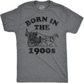 Mens Funny T Shirts Born in The 1900s Sarcastic Graphic Tee for Men