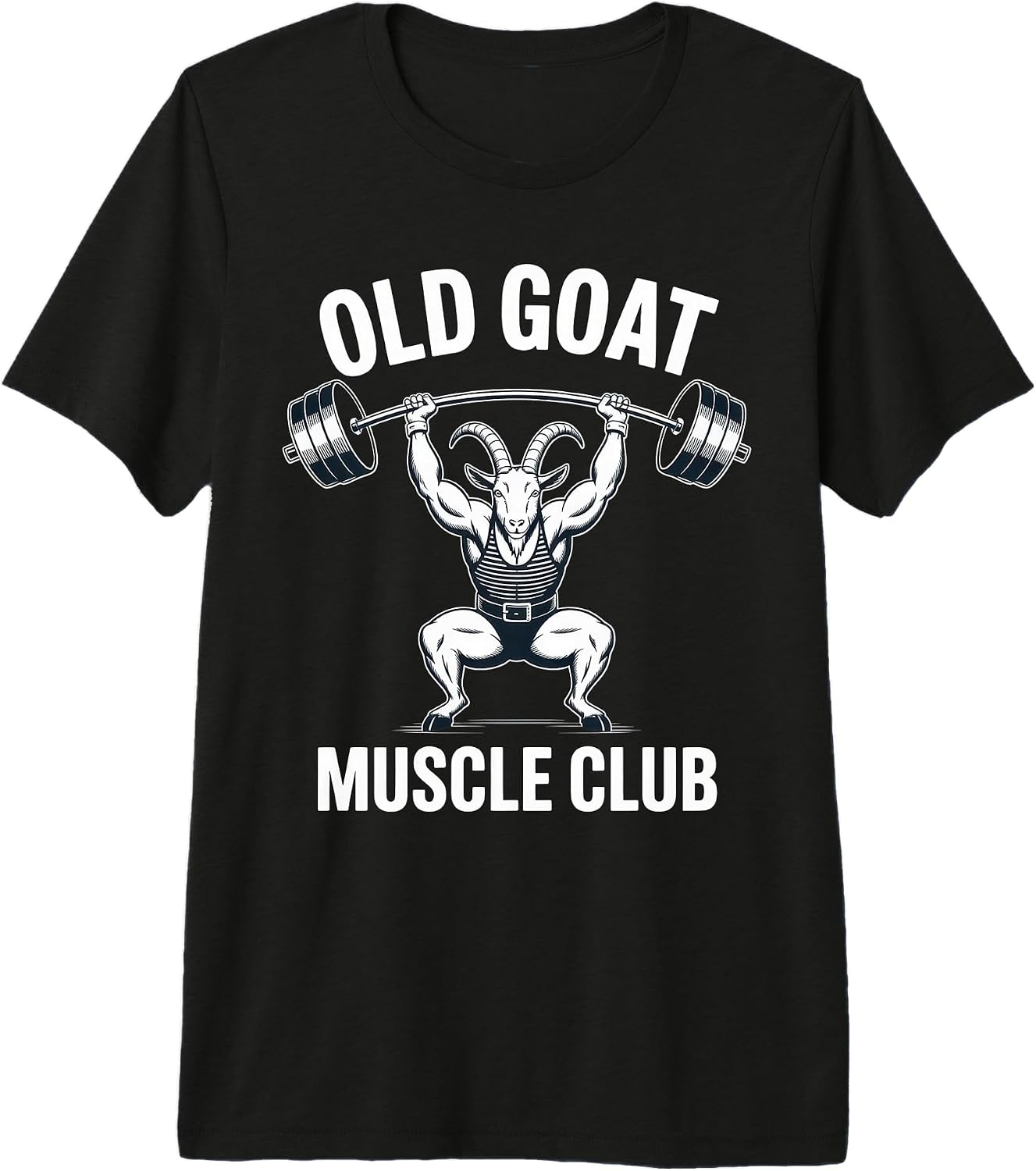 Goat Gym Weightlifter Barbell Fitness Humor Lifter