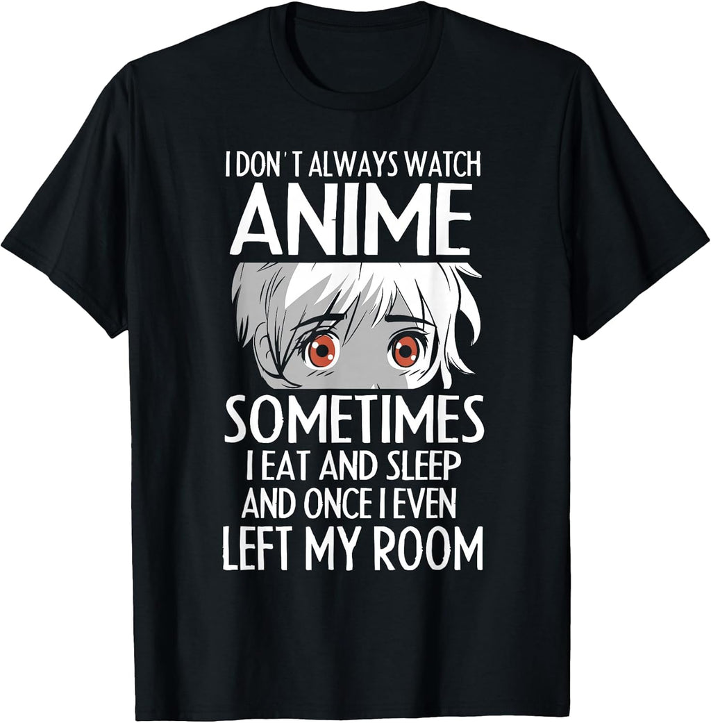 Anime Lover Merch T-Shirts For Teen Girls
