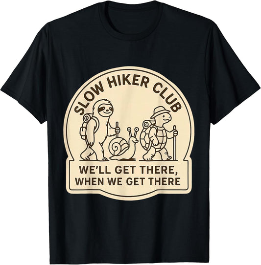 Slow Hiker Club Funny Hiking Merch