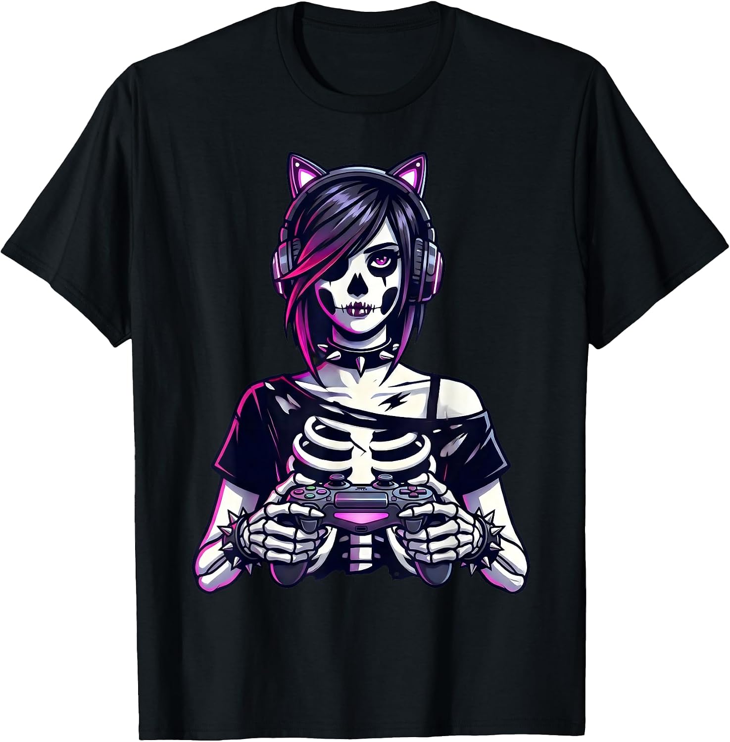 Alternative Gamer Girl Skeleton Goth Apparel Co