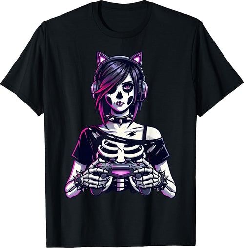 Alternative Gamer Girl Skeleton Goth Apparel Co