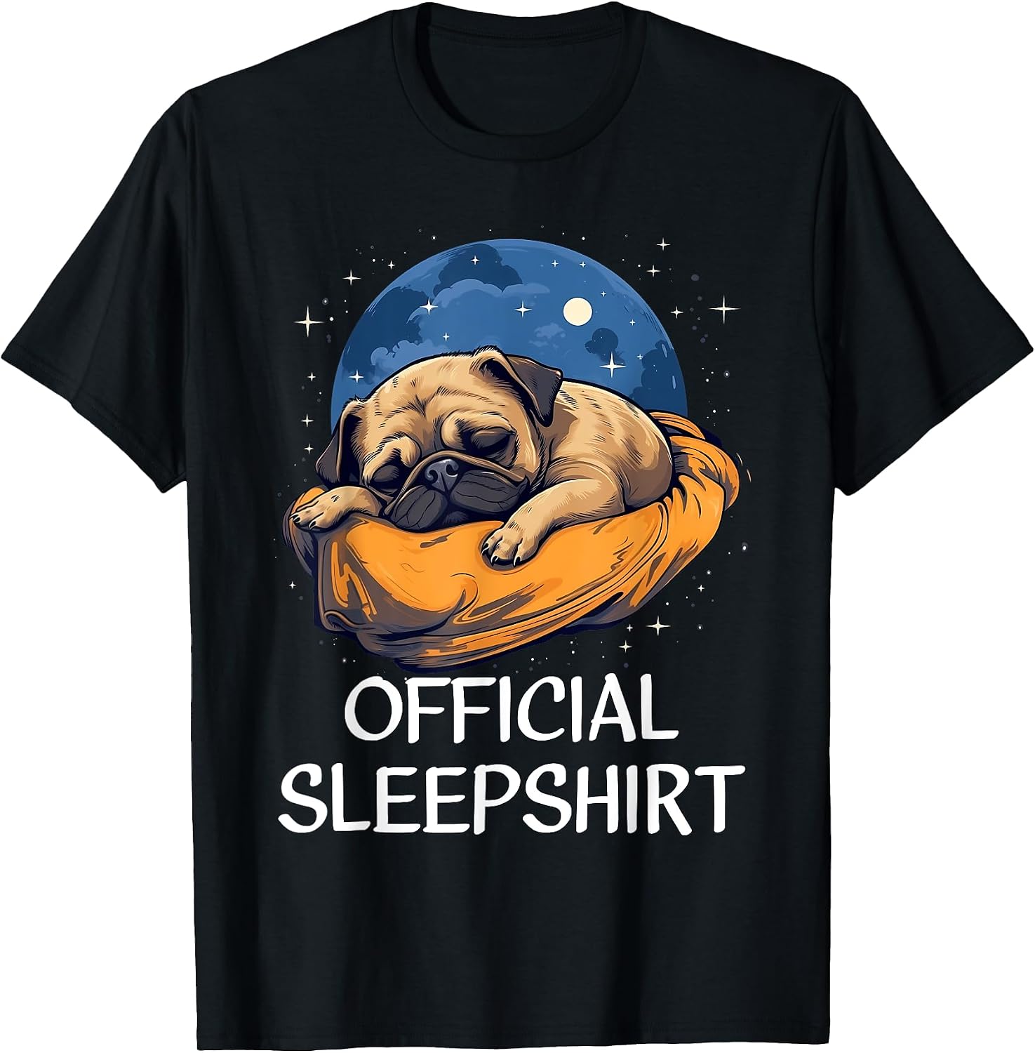 Funny Pug Sleep Shirt Nightshirt Sleepshirt