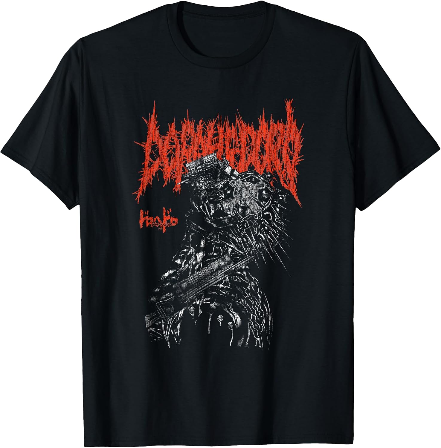 Extreme Metal Caiman Mask Manga T-Shirt