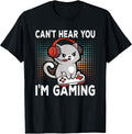 Can't Hear You I'm Gaming Video Games Gamer Kids Teens Boys T-Shirt