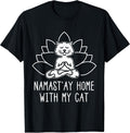 Cat Yoga Lover Meditation Gifts T-Shirt