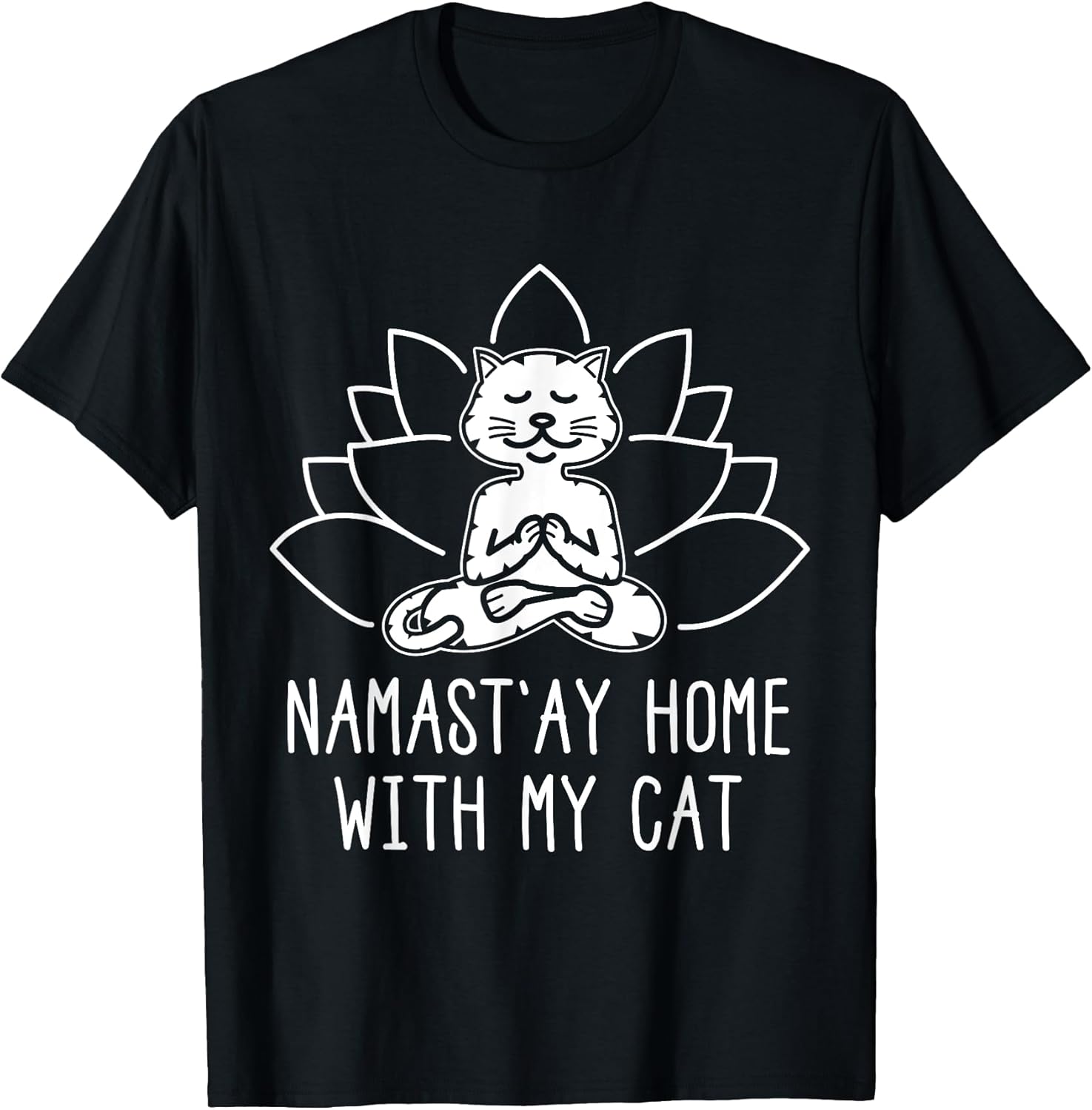 Cat Yoga Lover Meditation Gifts T-Shirt