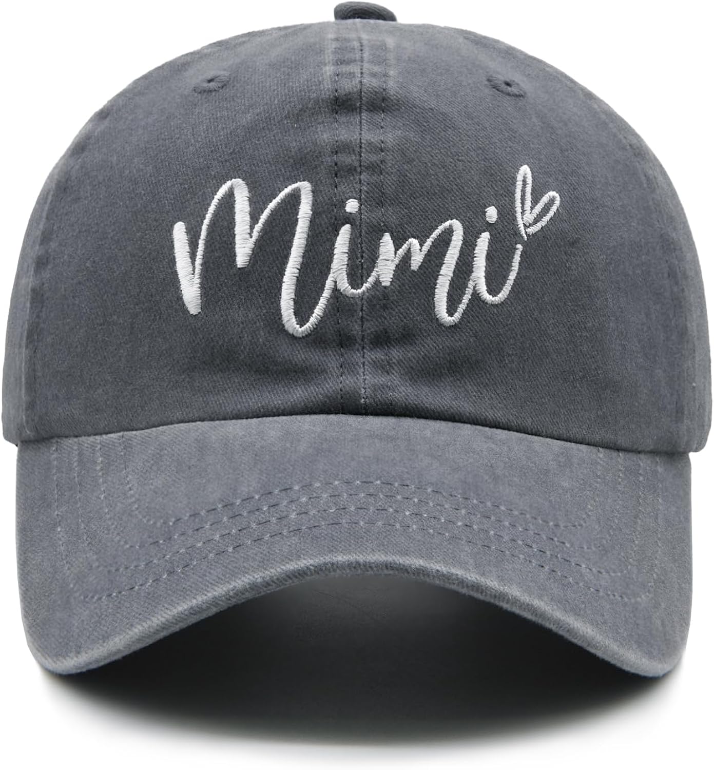 Mimi Hat for Women, Adjustable Embroidered Baseball Cap for Grandma