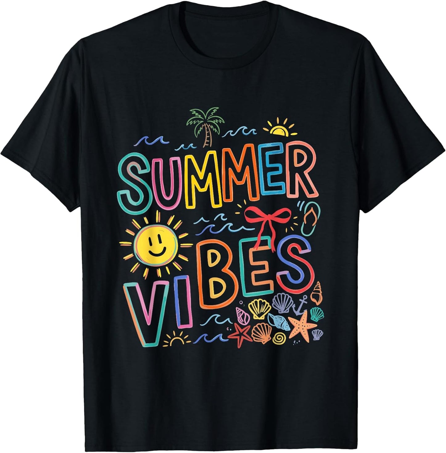 Retro Beach Life Summer Vibes Friends Vacation