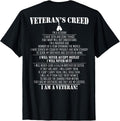 Veteran's creed Proud veteran Shirts