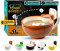 MAX'IS Creations The Mug with a Hoop Basketball Mug Funny Ceramic Coffee Mugs Cereal Bowl Sports Coach Kids Basketball Gifts for Boys 8-12 12-14 Girls Stuff Accessories Mini-Hoop for Kids, 16oz