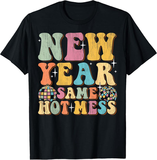 Funny Retro New Year Celebration Quote Apparel