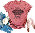 Graphic T-Shirts for Women Loose Print Short Sleeve Tops Summer Casual Tees Shirt