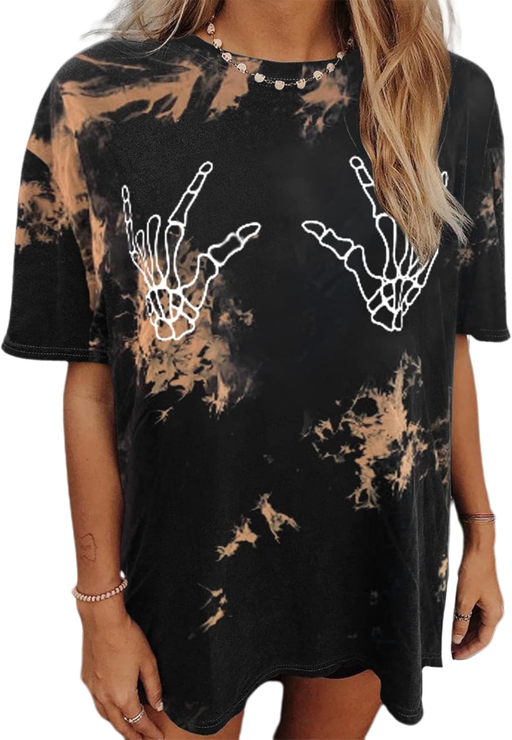 Women Graphic Letter Print Oversized T Shirt Short Sleeve Casual Summer Loose Fit Tee Top