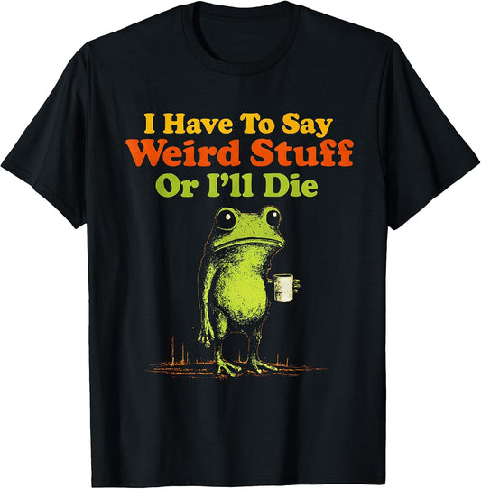 Funny Frog Meme Weirdcore Aesthetic Coffee Design