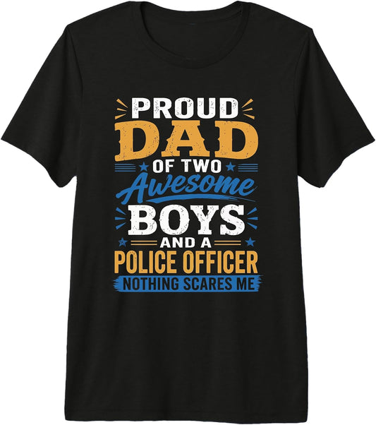 Proud Dad Career Family Funny Quote Tees