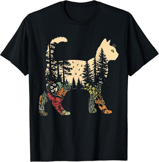 Nature Trees Wild Flowers Floral Cat