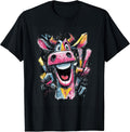Playful Cow Lover Urban Comic Art Graphics Gesture