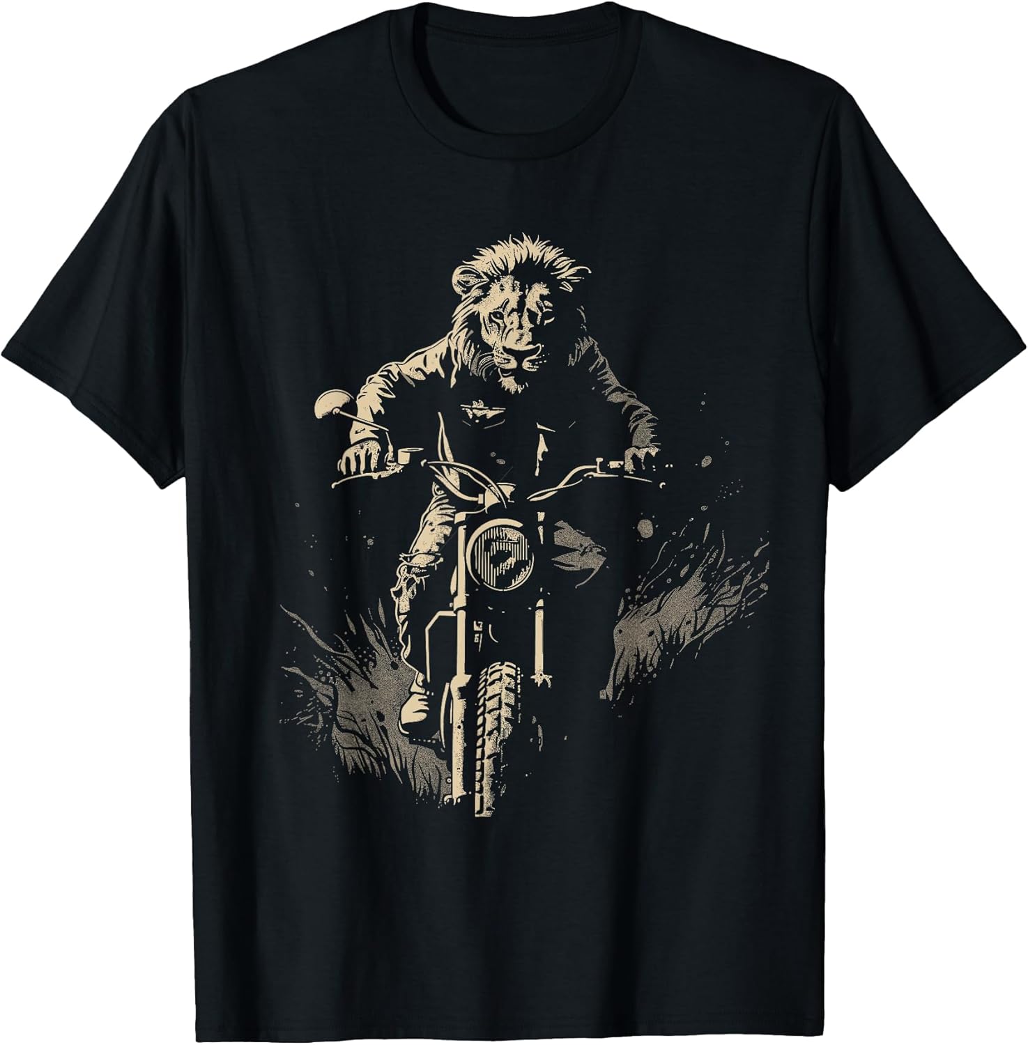 Lion Motorcycle Motor Bike Fathers day