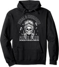 Funny Feral And Unhinged Moms Club Skeleton Coffee Mom Girls Pullover Hoodie