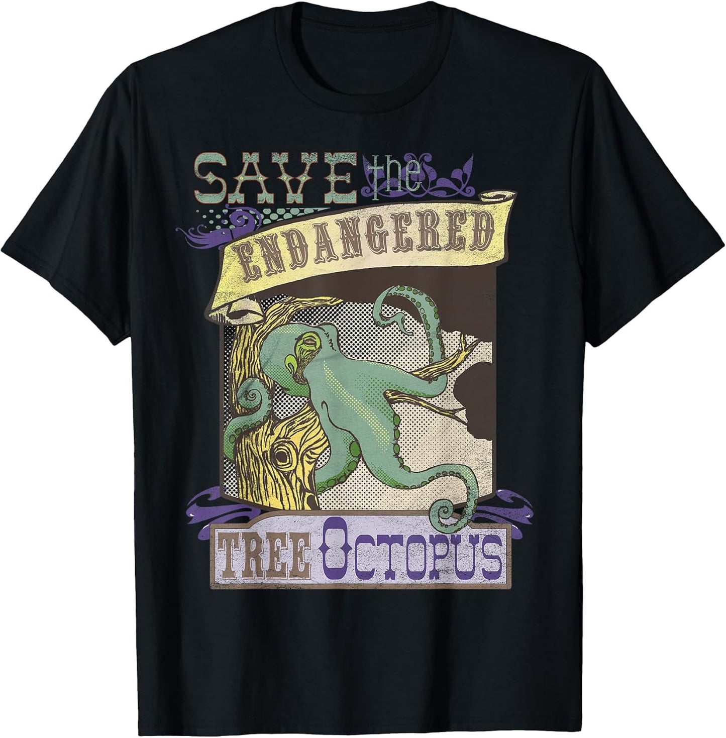 Octopus Ocean Tee Shirt Gift