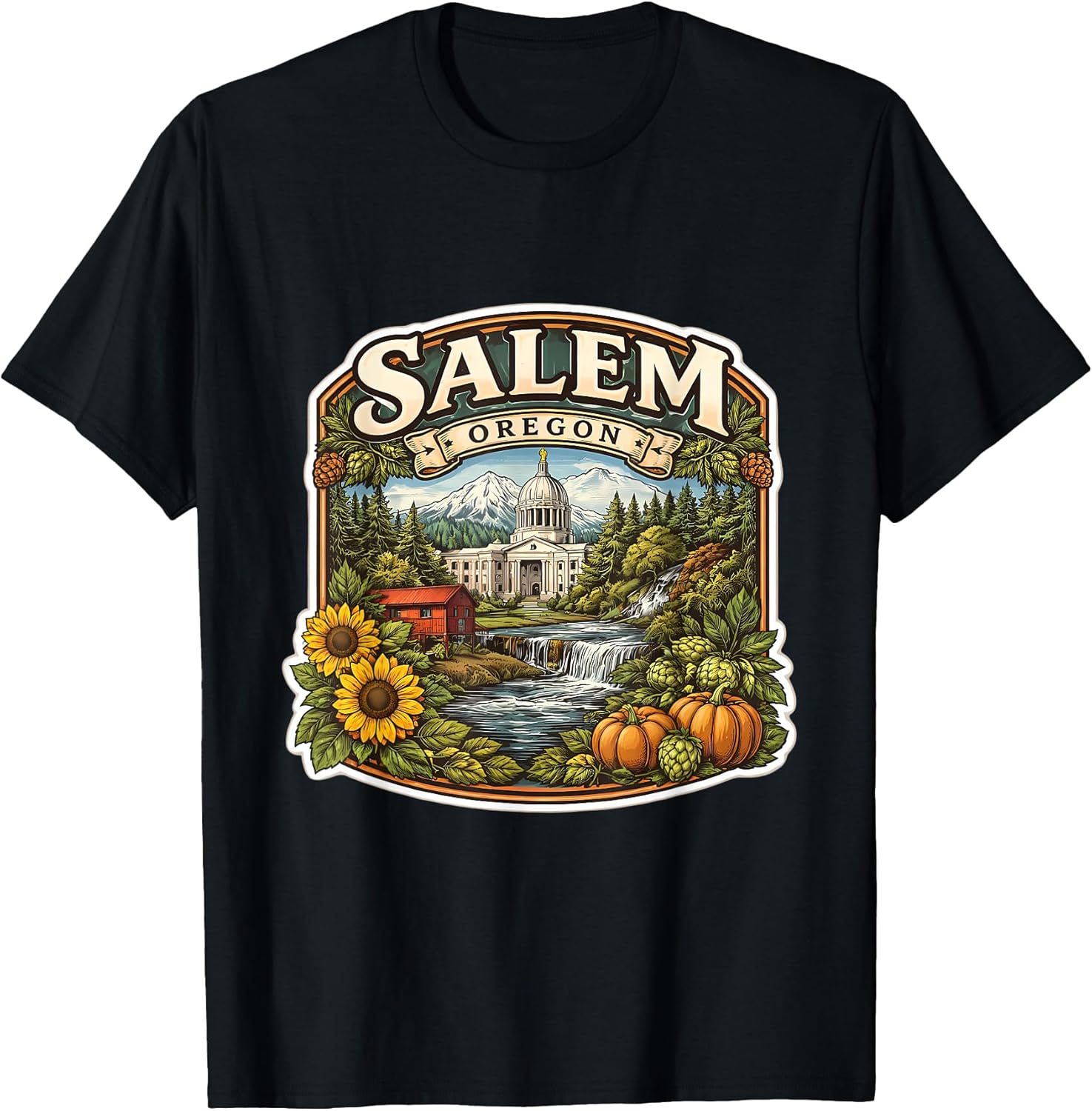 Salem Oregon Souvenir City State Capital Merch