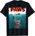 Paws Kitten Meow Parody Funny Cat Lover Gifts Cute Cat T-Shirt