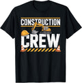 Construction Crew Excavator Hard Hat Traffic Cone T-Shirt