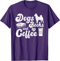 Dogs Books Coffee for Book Lover Shelter